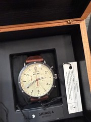 Excellent Shinola Canfield Sport Chronograph 45MM S0120273180 Barely Worn