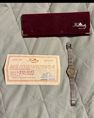 Kamatz Prestige Women&rsquo;s Quartz Analog Gold Dial, Steel Bracelet w/ Box Papers