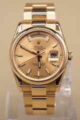Rolex Day-Date 36 Champagne Dial with Box