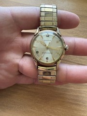 Vintage Gold Filled Bulova Men&rsquo;s Selfwinding Shock Resistant Wristwatch