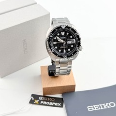 Seiko SRPE03 King Turtle Prospex Automatic Dive Men’s Watch w Black Dial 38.5mm