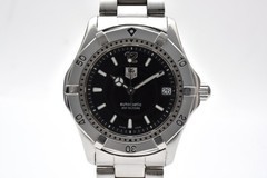 TAG HEUER 2000 WK2118-0 Vintage Automatic Men&rsquo;s Watch Black Dial 38mm
