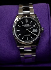 ROLEX 36MM DATEJUST REF#126234 – BLACK DIAL WITH OYSTER BRACELET
