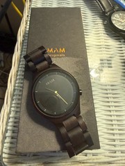 MAM Volcano 40MM Wooden Watch