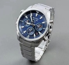 Buloca Marine Star Wristwatch for Men 43mm Case Stainless Steel, Stainless Steel