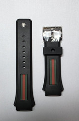 New Genuine Gucci Sync XXL Replacement Silicone Rubber Watch Band Strap YA137