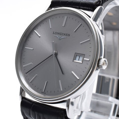 [Near MINT] LONGINES Grand Classic L4.720.4 Silver Dial Date Quartz Men&rsquo;s Watch