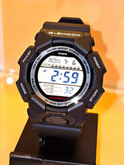 Casio G-SHOCK Men&rsquo;s Digital Quartz 200m WR Black Resin Strap Date 45mm