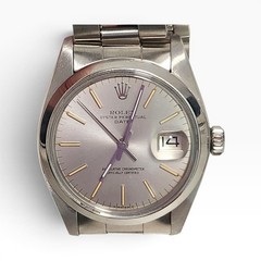 Rolex Date 34 mm Steel Silver Dial Oyster Automatic Watch 1500 Circa 1979