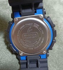 CASIO G-SHOCK GA-100CB Matte Black x Blue