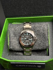 New Certina DS Action Diver 38mm Titanium Men&rsquo;s Watch C0328074408100