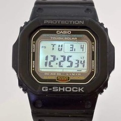 CASIO G-SHOCK G-5600UE Tough Solar Windshield damaged World Time 43.9mm