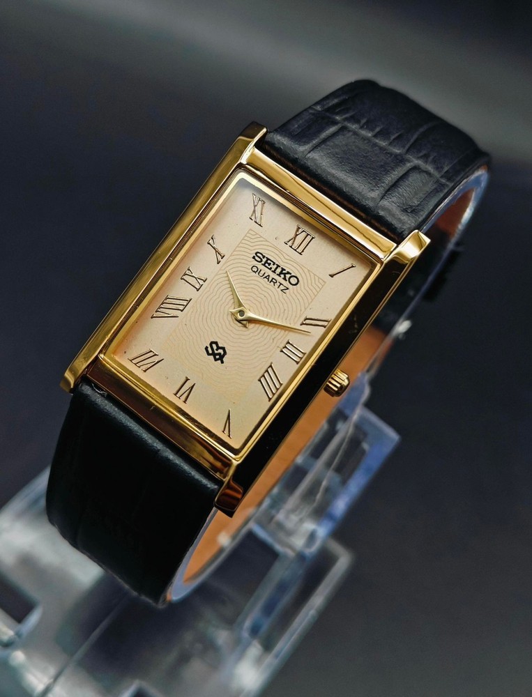 Rare Vintage Seiko Slim Quartz Men&rsquo;s Wrist Watch