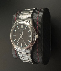 Citizen Eco-Drive E111-S053846 Solar Men&rsquo;s Watch Black Dial Stainless Steel