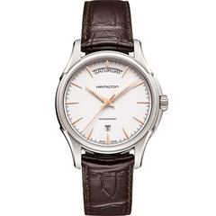 NEW HAMILTON JAZZMASTER DAY DATE AUTO H32505511 40MM w/Box & Papers
