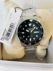 SEIKO 5 SRPK29 Steel Case Black Dial wBracelet DayDate 38mm Automatic Watch $325