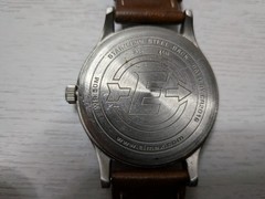 Timex Expedition 37mm Silver Case** Brown Leather Band**Men&rsquo;s Watch**Needs Batt