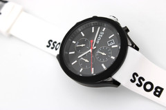 HUGO BOSS Velocity HB1513718 Black Dial Rubber Strap Men&rsquo;s Watch 44mm