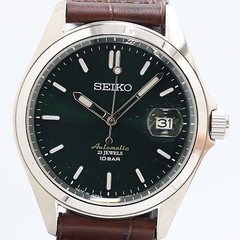 Excellent Condition Working Seiko 4R35 03Y0 AT Automatic 21 Jewels Date Green Di