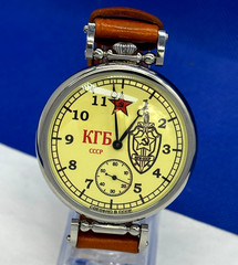 MOLNIJA 1950 KGB dial wrist watch mechanical Military USSR Soviet Caliber 3602