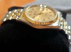 Tudor Men&rsquo;s Watch, 18k Gold-Plated, Works Well, Just Cleaned, Prince Date, 74033