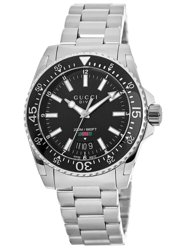 GUCCI YA136301 Men&rsquo;s Dive Black 40mm
