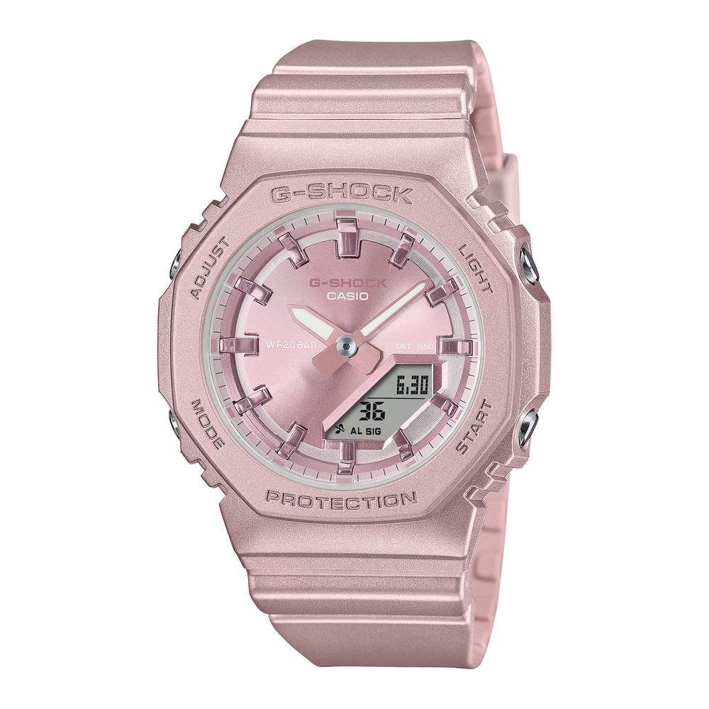 CASIO G-SHOCK GMA-P2100ST-4A Pink Matte Metallic Analog Digital Women&rsquo;s Watch