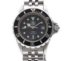 TAG HEUER 980.008N Vintage Quartz 200m Women&rsquo;s Watch BlackDial