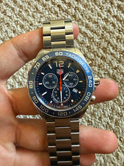 TAG Heuer Formula 1 Blue Dial Chronograph Quartz Tachymeter 200m w/ Box