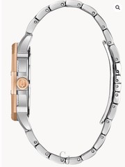 Bulova Men&rsquo;s Crystal Octava Quartz Watch 41.5mm Gold Silver Two-Tone 98C133