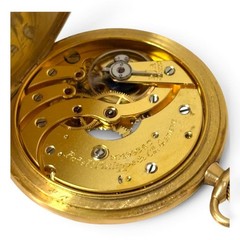 Patek Philippe Pocket Watch 50 mm Open Face 18K Yellow Gold Watch 89 Grams