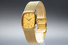 [Near MINT] SEIKO Dolce 7741-5110 26mm Gold Dial Quartz Men&rsquo;s Watch From JAPAN