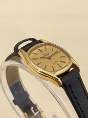 Omega De Ville Cal.1387 Quartz Working Ladies push crown Champagne Vintage