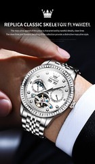 OLEVS Automatic Mechanical Waterproof Luminous Watch Date Men&rsquo;s Wristwatch