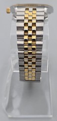 Luxor 35mm Swiss Quartz Men&rsquo;s Two-Tone Date Watch Roman Dial Jubilee Bracelet