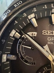 Seiko Astron SBXB045 8X53-0AB0 GPS Solar Dual Time Titanium Ceramic Watch