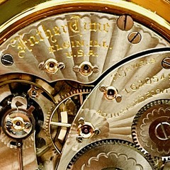 RARE 1912 Elgin 16S 21J Father Time Grade 373, Pocket /Wristwatch Conversion!