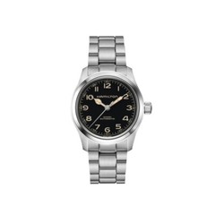NEW HAMILTON KHAKI FIELD 38MM STEEL BRACELT AUTO INTERSTELLAR MURPH H70405130