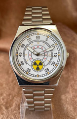 USSR-style quartz watch, « Radiation troops »