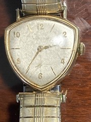 1959 Vintage Rare Hamilton Thor 1, 14K RGF Asymmetrical Watch , All Original