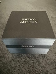 Seiko Astron SBXB045 8X53-0AB0 GPS Solar Dual Time Titanium Ceramic Watch