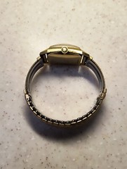 Lord Elgin 14K Gold Filled Square Tank Style Watch