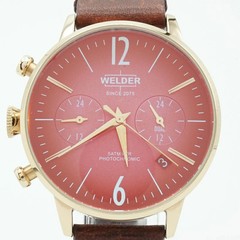 WELDER Moody Dual Time Quartz Watch Polarized Mineral Glass #S503051