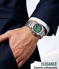 FORSINING Brand Tourbillon Men&rsquo;s Automatic Mechanical Stainless Steel Band Watch