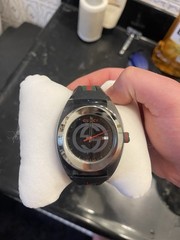 Gucci Sync XXL YA137101 Black Rubber Band Black Dial Unisex Watch