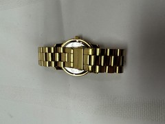 Michael Kors Runway Rose Gold Tone MK Logo Dial Watch MK5852