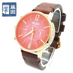 WELDER Moody Dual Time Quartz Watch Polarized Mineral Glass #S503051