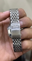 Rare Seiko 5 Moon Phase Automatic 23 Jewels Repainted Dial Japan Made For mens