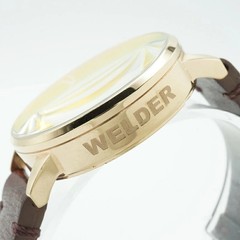 WELDER Moody Dual Time Quartz Watch Polarized Mineral Glass #S503051