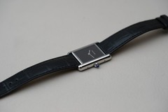 Cartier Tank Must de Cartier WSTA0108 Men&rsquo;s Steel Black Dial Quartz